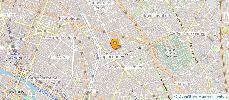 localisation de l'entreprise PAROISSE SAINT AMBROISE  PARIS