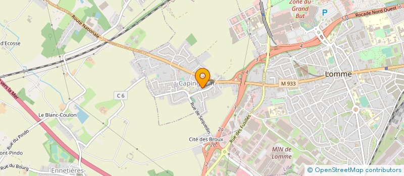 localisation de l'entreprise PAROISSE SAINT BENOIT DES MARAIS à LILLE