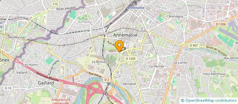 localisation de l'entreprise PAROISSE SAINT BENOIT DES NATIONS à ANNEMASSE