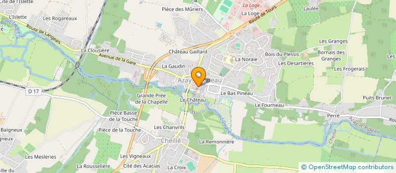 localisation de l'entreprise PAROISSE SAINT BLAISE EN RIDELLOIS  AZAY-LE-RIDEAU