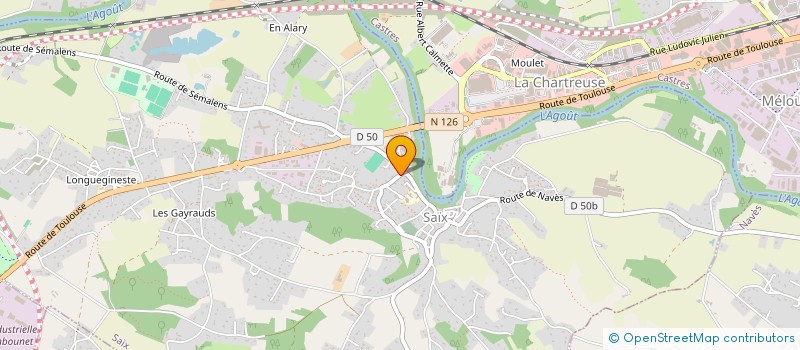 localisation de l'entreprise PAROISSE SAINT BRUNO  SAIX