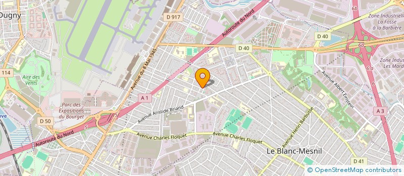 localisation de l'entreprise PAROISSE SAINT CHARLES à LE BLANC-MESNIL