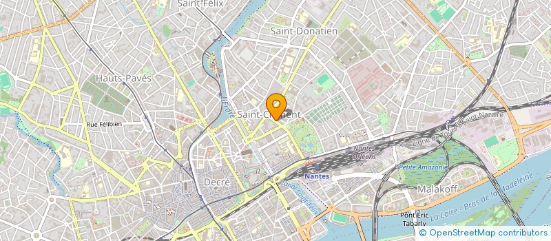 localisation de l'entreprise PAROISSE SAINT CLEMENT à NANTES