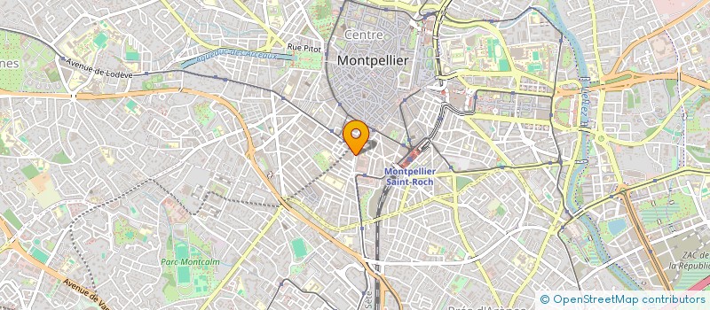 localisation de l'entreprise PAROISSE SAINT DENIS  MONTPELLIER