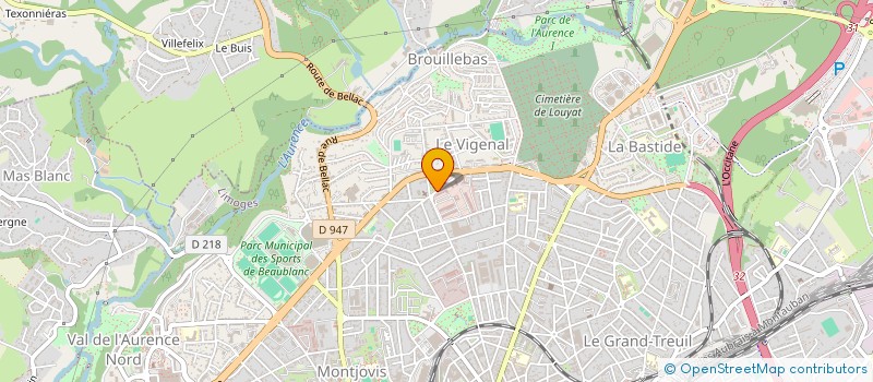 localisation de l'entreprise PAROISSE SAINT-ELOI à LIMOGES