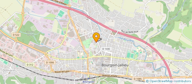 localisation de l'entreprise PAROISSE SAINT FRANCOIS D'ASSISEFRANCOIS à BOURGOIN-JALLIEU