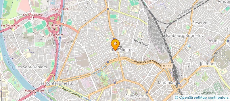 localisation de l'entreprise PAROISSE SAINT FRANCOIS DE PAULE DES MINIMES à TOULOUSE