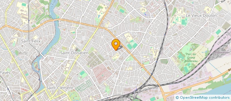 localisation de l'entreprise PAROISSE SAINT FRANCOIS DE SALES à NANTES