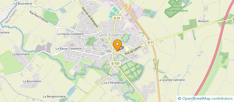 localisation de l'entreprise PAROISSE SAINT FULGENT  SAINT-FULGENT