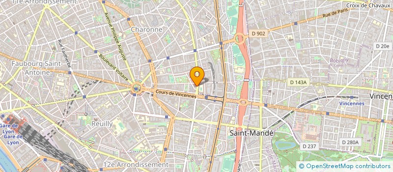 localisation de l'entreprise PAROISSE SAINT GABRIEL à PARIS