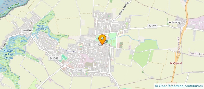 localisation de l'entreprise PAROISSE SAINT GABRIEL  NIEUL-SUR-MER