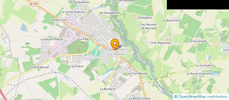 localisation de l'entreprise PAROISSE SAINT GABRIEL SUR MAINE à AIGREFEUILLE-SUR-MAINE