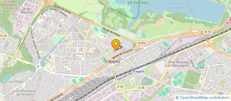 localisation de l'entreprise PAROISSE SAINT GEORGES à TRAPPES