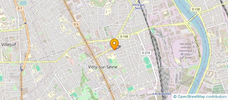 localisation de l'entreprise PAROISSE SAINT-GERMAIN à VITRY-SUR-SEINE