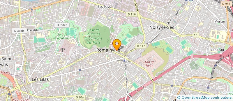 localisation de l'entreprise PAROISSE SAINT GERMAIN L AUXERROIS à ROMAINVILLE