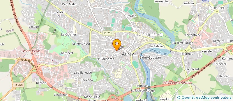 localisation de l'entreprise PAROISSE SAINT GILDAS à AURAY