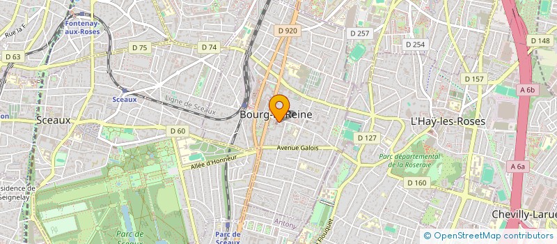 localisation de l'entreprise PAROISSE SAINT GILLES à BOURG-LA-REINE