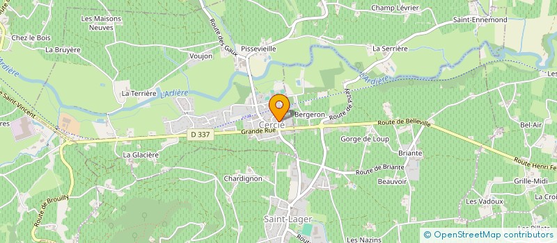 localisation de l'entreprise PAROISSE SAINT GLINGLIN  TAPONAS