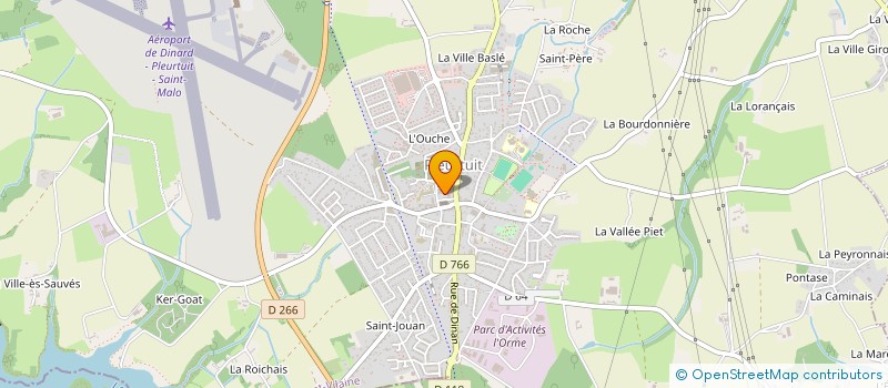 localisation de l'entreprise PAROISSE SAINT GUILLAUME DE LA RANCE  PLEURTUIT