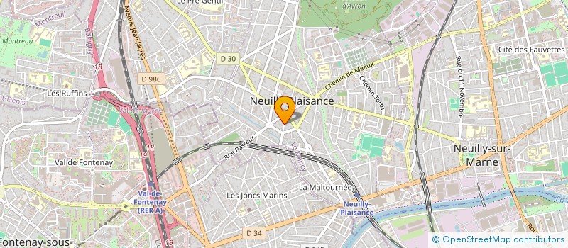 localisation de l'entreprise PAROISSE SAINT HENRI  NEUILLY-PLAISANCE