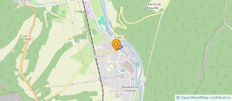 localisation de l'entreprise PAROISSE SAINT HILAIRE à FRONCLES