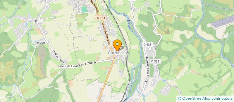 localisation de l'entreprise PAROISSE SAINT JACQUES DU PIEMONT  GURMENCON