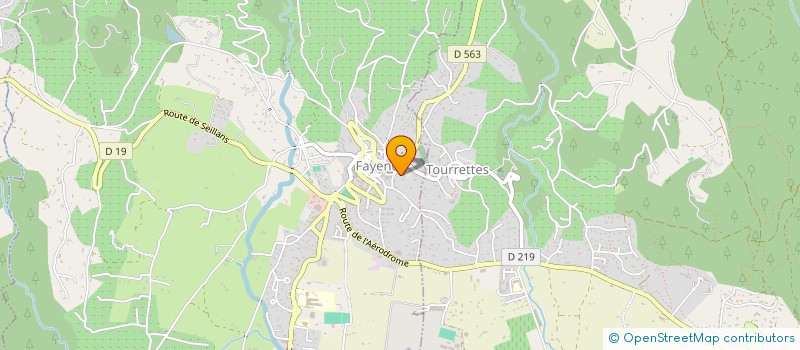 localisation de l'entreprise PAROISSE SAINT JEAN BAPTISTE  FAYENCE