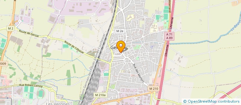 localisation de l'entreprise PAROISSE SAINT JEAN DU PATURAL  GERZAT