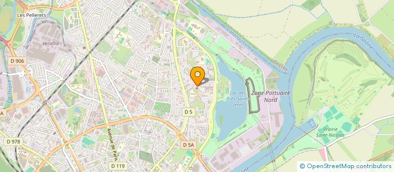 localisation de l'entreprise PAROISSE SAINT JEAN SAINT PAUL  CHALON-SUR-SAONE