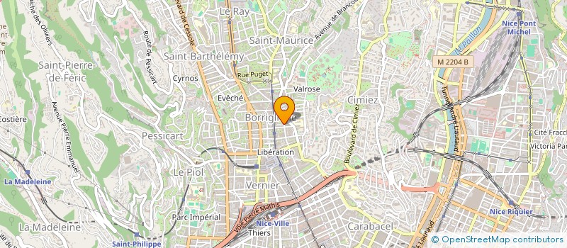localisation de l'entreprise PAROISSE SAINT JEROME à NICE