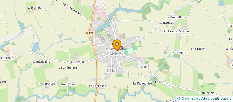 localisation de l'entreprise PAROISSE SAINT JOSEPH DU DON  ISSE