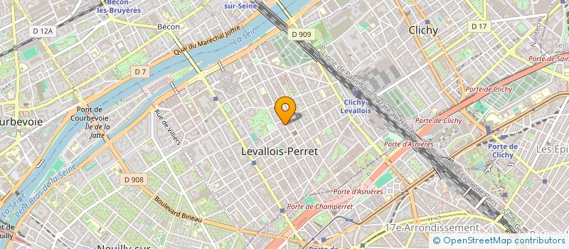 localisation de l'entreprise PAROISSE SAINT JUSTIN 7 à LEVALLOIS PERRET