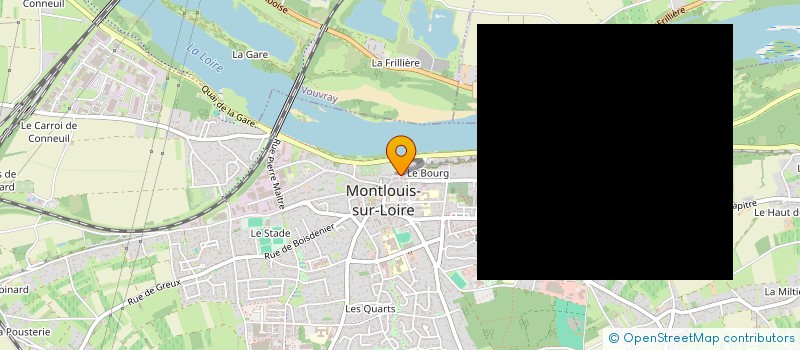 localisation de l'entreprise PAROISSE SAINT LAURENT SAINTES MARIE  MONTLOUIS-SUR-LOIRE