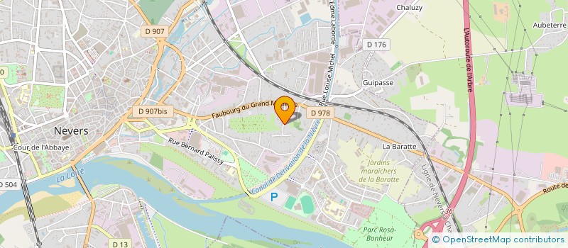 localisation de l'entreprise PAROISSE SAINT LAZARE à NEVERS