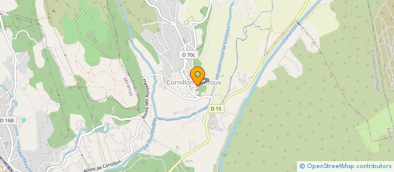 localisation de l'entreprise PAROISSE SAINT LEGER  SAINT-CHAMAS