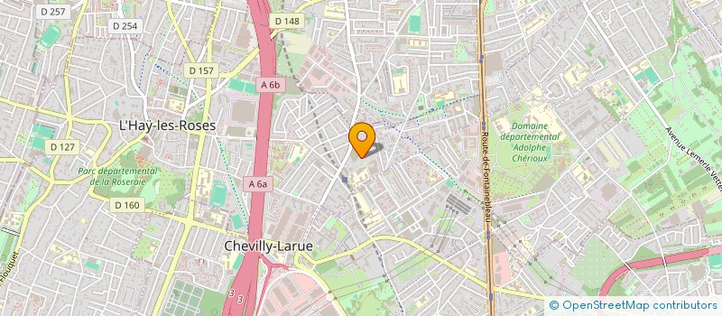 localisation de l'entreprise PAROISSE SAINT LEONARD  L HAY LES ROSES