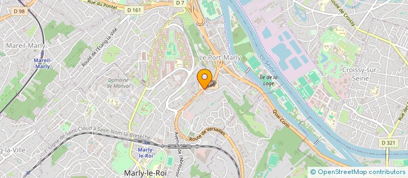 localisation de l'entreprise PAROISSE SAINT - LOUIS  LE PORT-MARLY