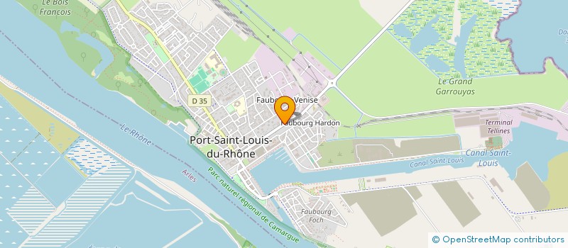 localisation de l'entreprise PAROISSE SAINT LOUIS à PORT-SAINT-LOUIS-DU-RHONE