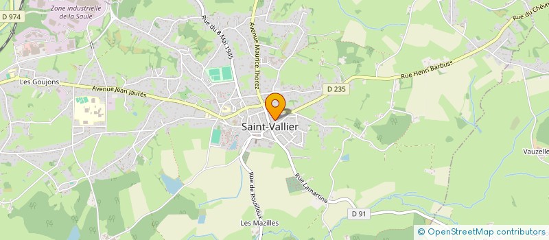 localisation de l'entreprise PAROISSE SAINT LUC EN PAYS MONTCELLIEN  SAINT-VALLIER