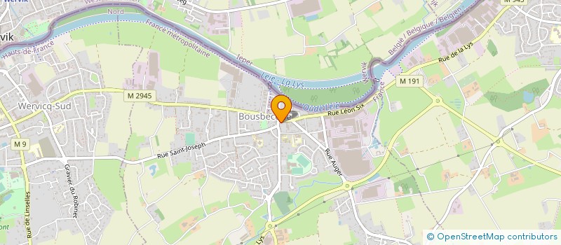 localisation de l'entreprise PAROISSE SAINT MARTIN  BOUSBECQUE