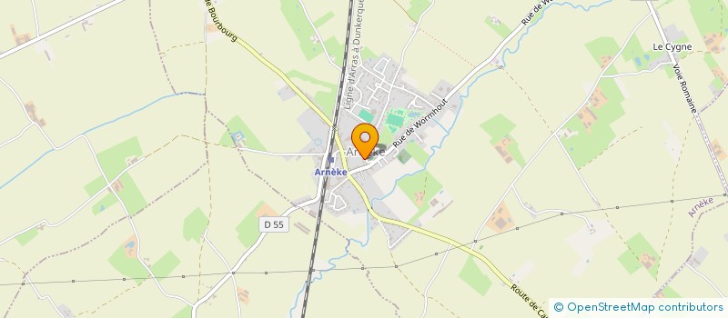 localisation de l'entreprise PAROISSE SAINT MARTIN  ARNEKE