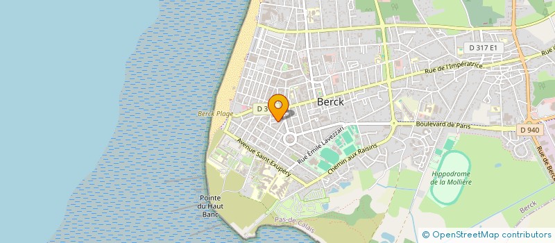 localisation de l'entreprise PAROISSE SAINT MARTIN DE LA BAIE D AUTHIE  BERCK