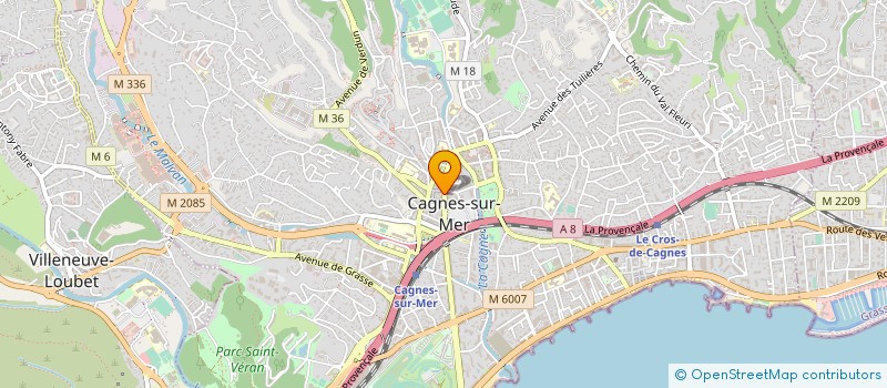 localisation de l'entreprise PAROISSE SAINT MATHIEU à CAGNES-SUR-MER