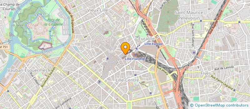 localisation de l'entreprise PAROISSE SAINT MAURICE à LILLE