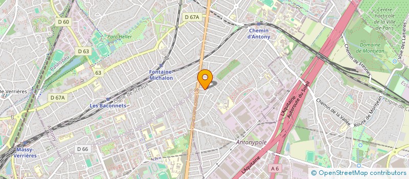 localisation de l'entreprise PAROISSE SAINT MAXIME à ANTONY