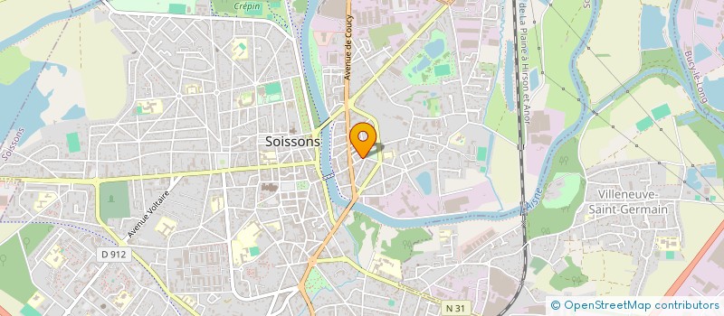 localisation de l'entreprise PAROISSE SAINT MEDARD EN SOISONNAIS à SOISSONS