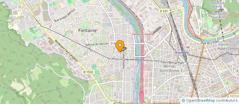 localisation de l'entreprise PAROISSE SAINT MICHEL DU DRAC  FONTAINE