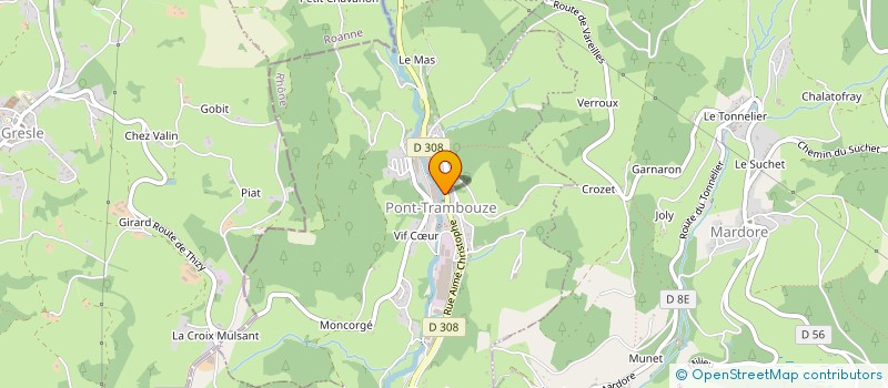 localisation de l'entreprise PAROISSE SAINT MICHEL EN RHONE ET LOIRE  COURS