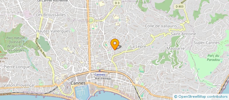 localisation de l'entreprise PAROISSE SAINT NICOLAS à CANNES