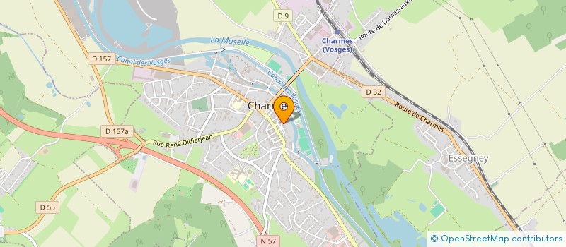 localisation de l'entreprise PAROISSE SAINT NICOLAS HAUT DU MONT  CHARMES